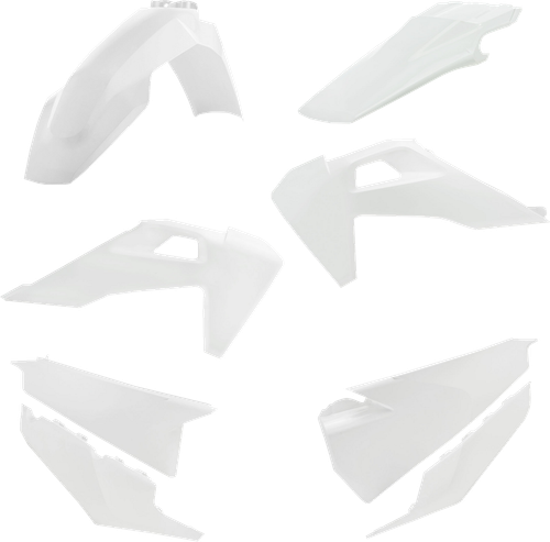 ACERBIS 2726567428 Standard Body Replacement Plastic Kit - '22 OEM White Husqvarna FC/FX/TC/TX '19-'22