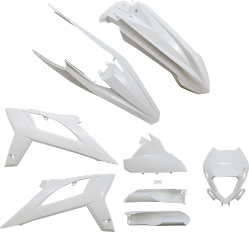 ACERBIS 2936266812 Replacement Plastic For Beta - '20 OEM White Beta Enduro RR '20-'22