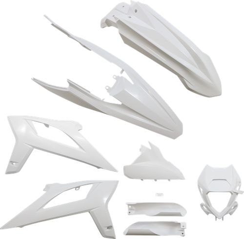 ACERBIS 2936260002 Replacement Plastic For Beta - White Beta Enduro RR '20-'22
