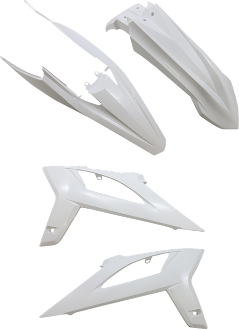 ACERBIS 2936276812 Standard Body Replacement Plastic Kit - '20 OEM White Beta Enduro RR '20-'22
