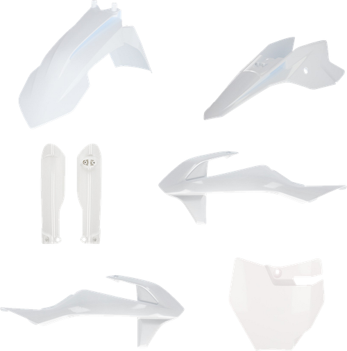 ACERBIS 2980580002 Full Replacement Plastic Kit - White Gas Gas | KTM MC/SX '16-'24