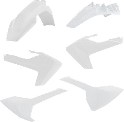 ACERBIS 2686457705 Standard Body Replacement Plastic Kit - '23-'24 OEM White Husqvarna TC '18-'24