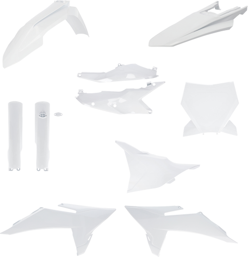 ACERBIS 2986810002 Full Replacement Plastic Kit - White KTM SX/XC '25