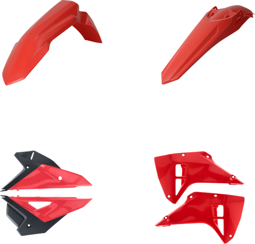 ACERBIS 2986758211 Standard Replacement Body Kit For Honda - '25 OEM Red/Black Honda CRF '25