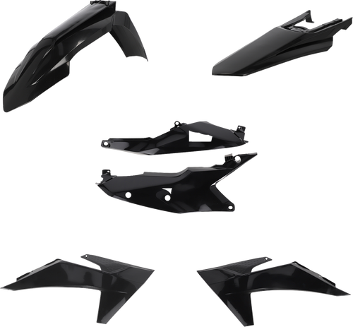 ACERBIS 2986500001 Standard Body Replacement Plastic Kit - Black KTM SX/XC '23-'24