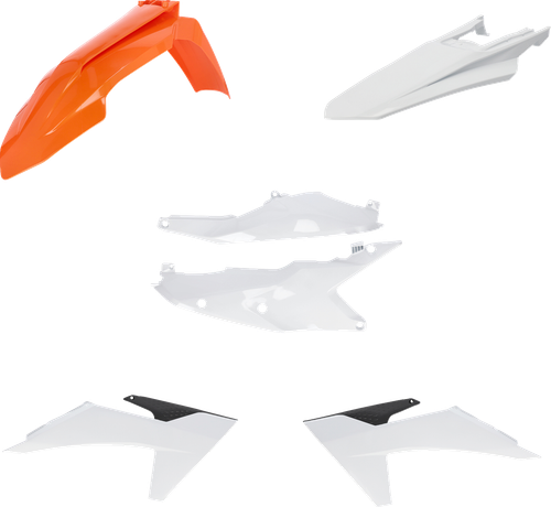 ACERBIS 2986507705 Standard Body Replacement Plastic Kit - '23 OEM Orange/White/Black KTM SX/XC '23-'24
