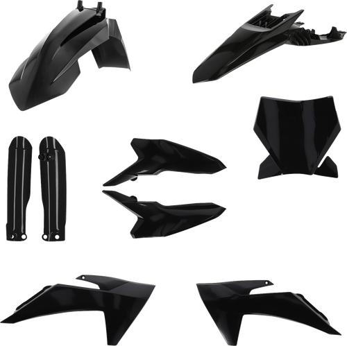 ACERBIS 2986990001 Full Replacement Plastic Kit - Black KTM SX '24-'25