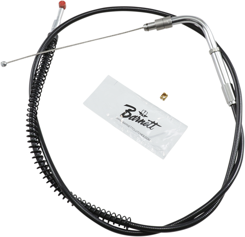 BARNETT 101303002606 Black Vinyl Throttle/Idle Cable - +6" Size 35-1/2" Length
