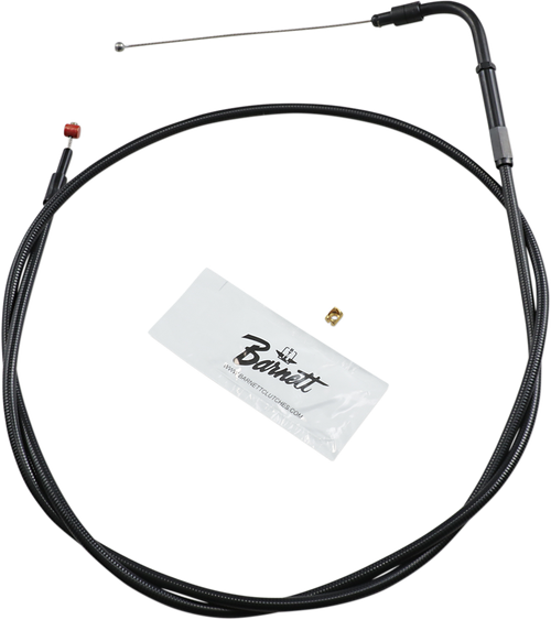 BARNETT 131303001606 Stealth Series Throttle/Idle Cable — Throttle - +6" '02-'07 FLH