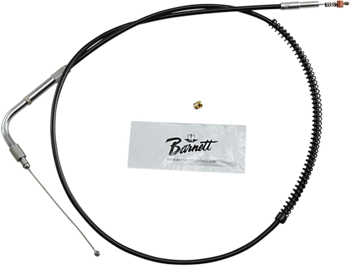 BARNETT 101304002506 Black Vinyl Throttle/Idle Cable - +6" Size 36-1/2" Length