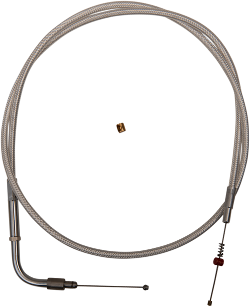 BARNETT 106304001506 Platinum Series Throttle/Idle Cable - +6" Dyna/Softail/FXR
