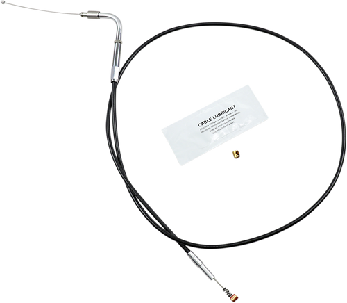 BARNETT 101304003806 Black Vinyl Throttle/Idle Cable - +6" Size 37" Length