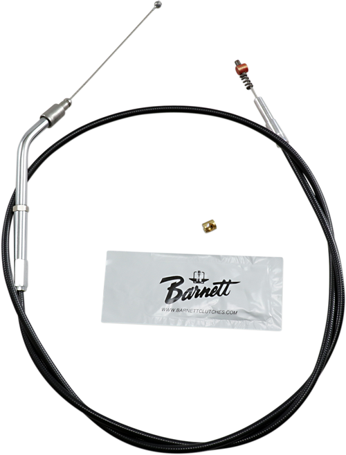 BARNETT 101304004106 Black Vinyl Throttle/Idle Cable - +6" Size 37-1/2" Length