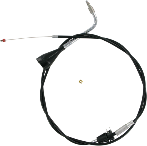 BARNETT 101304100406 Black Vinyl Throttle/Idle Cable - +6" Size 48-1/2" Length