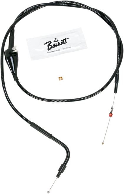 BARNETT 131304100203 Stealth Series Throttle/Idle Cable — Idle - +3" '02-'07 FLH