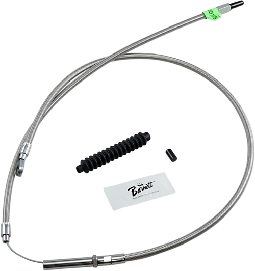 BARNETT 1023010022HE High-Efficiency Stainless Steel Clutch Cable for Harley-Davidson - Standard '86-'03 XLH