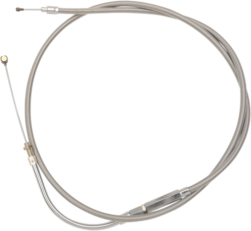 BARNETT 102-85-10003-06 Stainless Steel Clutch Cable for Victory - +6" '03-'07 Hammer/Kingpin/Vegas