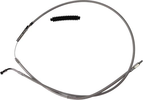 BARNETT 10230100728 High-Efficiency Stainless Steel Clutch Cable for Harley-Davidson - +8" '23-'24 FLTRXSE