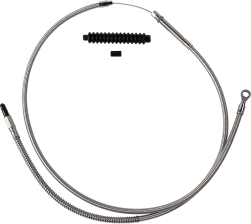 BARNETT 10230100636 High-Efficiency Stainless Steel Clutch Cable for Harley-Davidson - +6" '18-'23 Softail