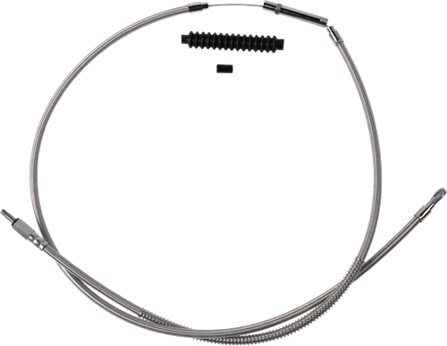 BARNETT 10230100638 High-Efficiency Stainless Steel Clutch Cable for Harley-Davidson - +8" '18-'23 Softail
