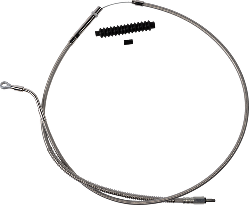 BARNETT 1023010066 High-Efficiency Stainless Steel Clutch Cable for Harley-Davidson - Standard '21-'24 FLH