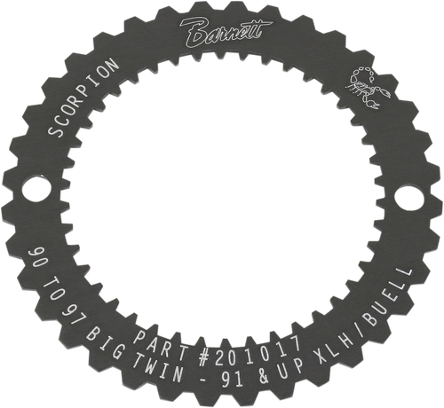 BARNETT 6383080090 Scorpion Clutch Lock Plate - Clutch Basket Scorpion '90-'97 Big Twin/'91+ XLH/Buell
