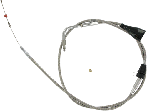 BARNETT 102304100106 Stainless Steel Throttle/Idle Cable - Cruise +6" '02-'07 FLH