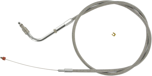 BARNETT 1023030012 Stainless Steel Throttle/Idle Cable - '01-'15 Softail