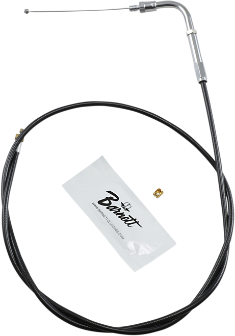 BARNETT 101303090106 Black Vinyl Throttle/Idle Cable - +6" Size 39-1/2" Length