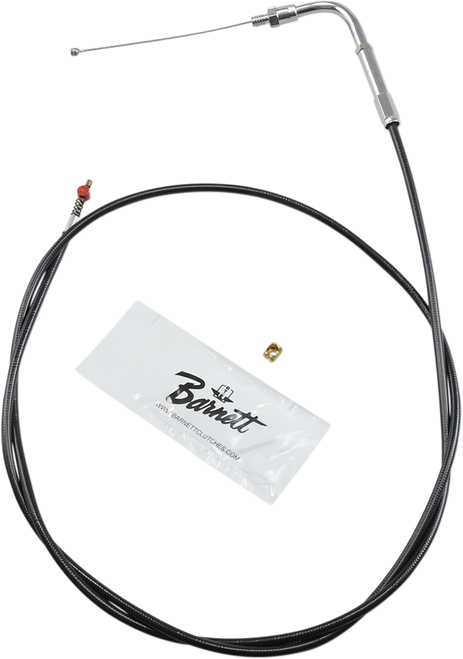 BARNETT 101304000806 Black Vinyl Throttle/Idle Cable - +6" Size 48" Length