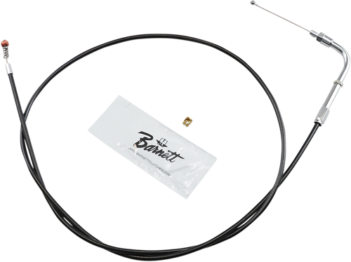 BARNETT 1013040007 Black Vinyl Throttle/Idle Cable - 44" Length
