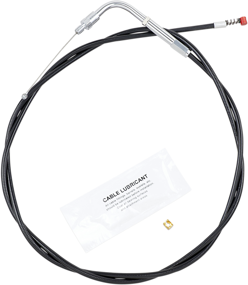 BARNETT 101304000706 Black Vinyl Throttle/Idle Cable - +6" Size 50" Length
