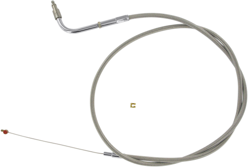 BARNETT 102303001506 Stainless Steel Throttle/Idle Cable - +6" Dyna/FXR/Softail