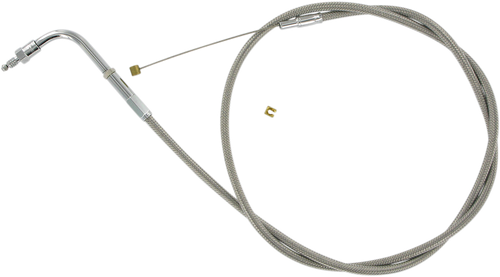 BARNETT 102303090106 Stainless Steel Throttle/Idle Cable - '76-'80