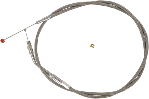 BARNETT 102303002406 Stainless Steel Throttle/Idle Cable - +6" '81-'89