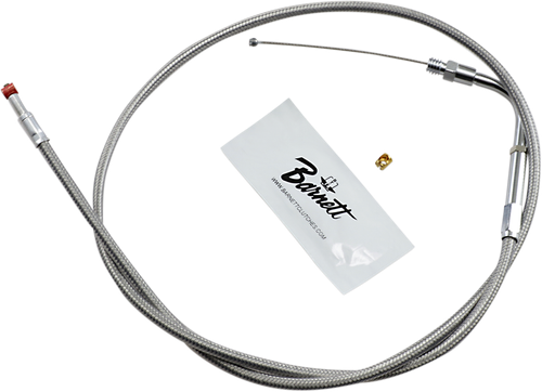 BARNETT 1023030013 Stainless Steel Throttle/Idle Cable - '88-'89 FXLR