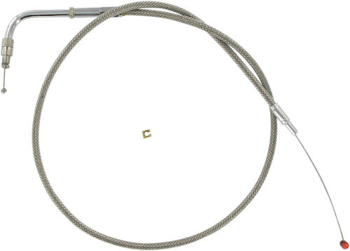 BARNETT 1023030010 Stainless Steel Throttle/Idle Cable - '99-'13 Softail