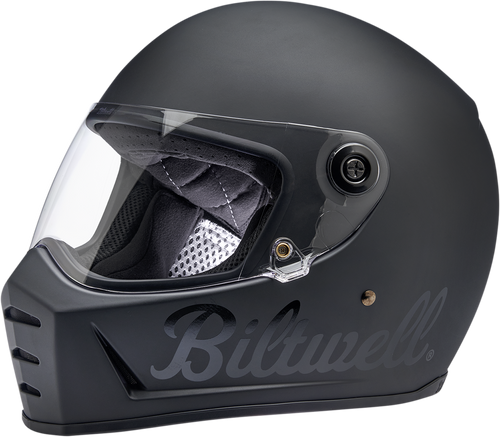 BILTWELL 1004-638-101 Lane Splitter Factory Helmet - Factory Flat Black XS