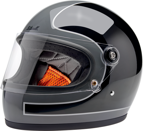 BILTWELL 1003-562-506 Gringo S Tracker Helmet - Tracker Gloss Storm Gray/Black 2XL