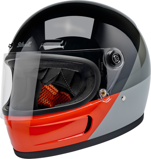 BILTWELL 1006-5128-505 Gringo SV Intersection Helmet - Intersection Black/Orange/Gray XL