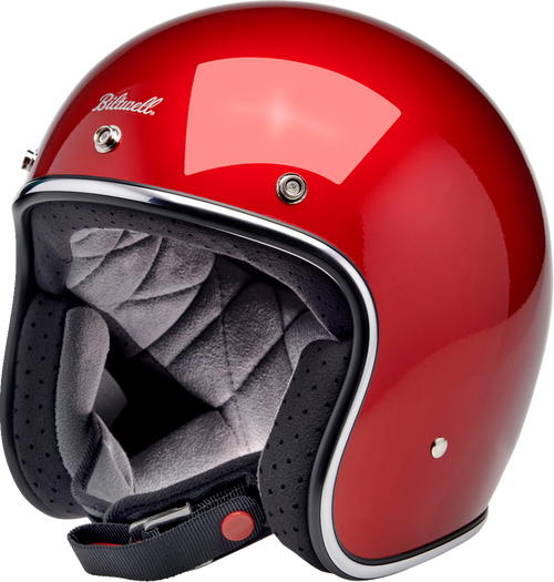 BILTWELL 1001-351-202 Bonanza Helmet - Metallic Cherry Red Small