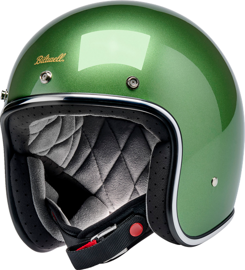 BILTWELL 1001-3117-206 Bonanza Helmet - Metallic Irish Green 2XL