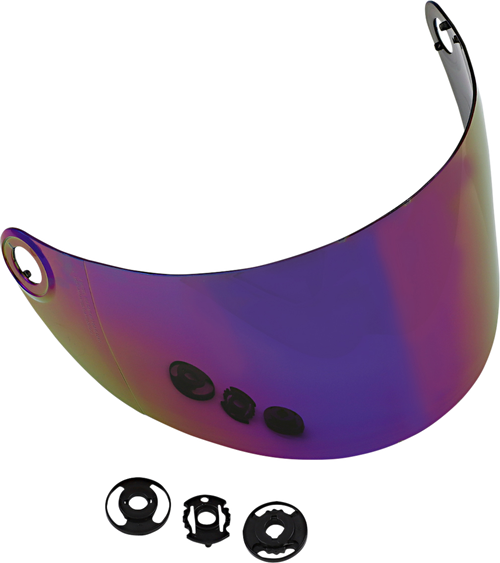 BILTWELL 1111-223 Gringo S Helmet Gen 2 Flat Shield - Gen 2 Flat Rainbow Mirror