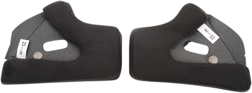 BILTWELL CP-GRG-BLK-33 Gringo/Gringo S Helmet Cheek Pads - 33 mm