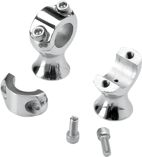 BILTWELL 6401-302-175 1-3/4" Slimline Handlebar Risers - Polished