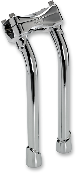BILTWELL 6404-105-12 Murdock Handlebar Risers - Pullback 12" Chrome