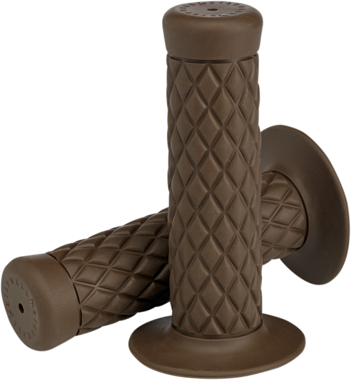 BILTWELL 6702-0401 Thruster Bar Grips - 1" Chocolate