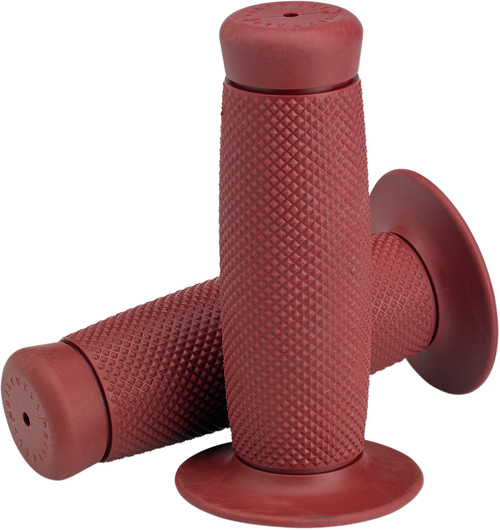 BILTWELL 6704-0378 Renegade Bar Grips - 7/8" Oxblood