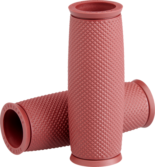BILTWELL 6707-0301 Replacement Alumicore Grip Sleeves - 1" Recoil Oxblood