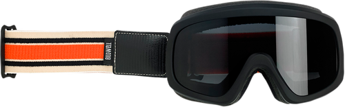 BILTWELL 2111-5102-005 Overland 2.0 Goggle — Racer - Racer Black/Orange/Cream Smoke Lens
